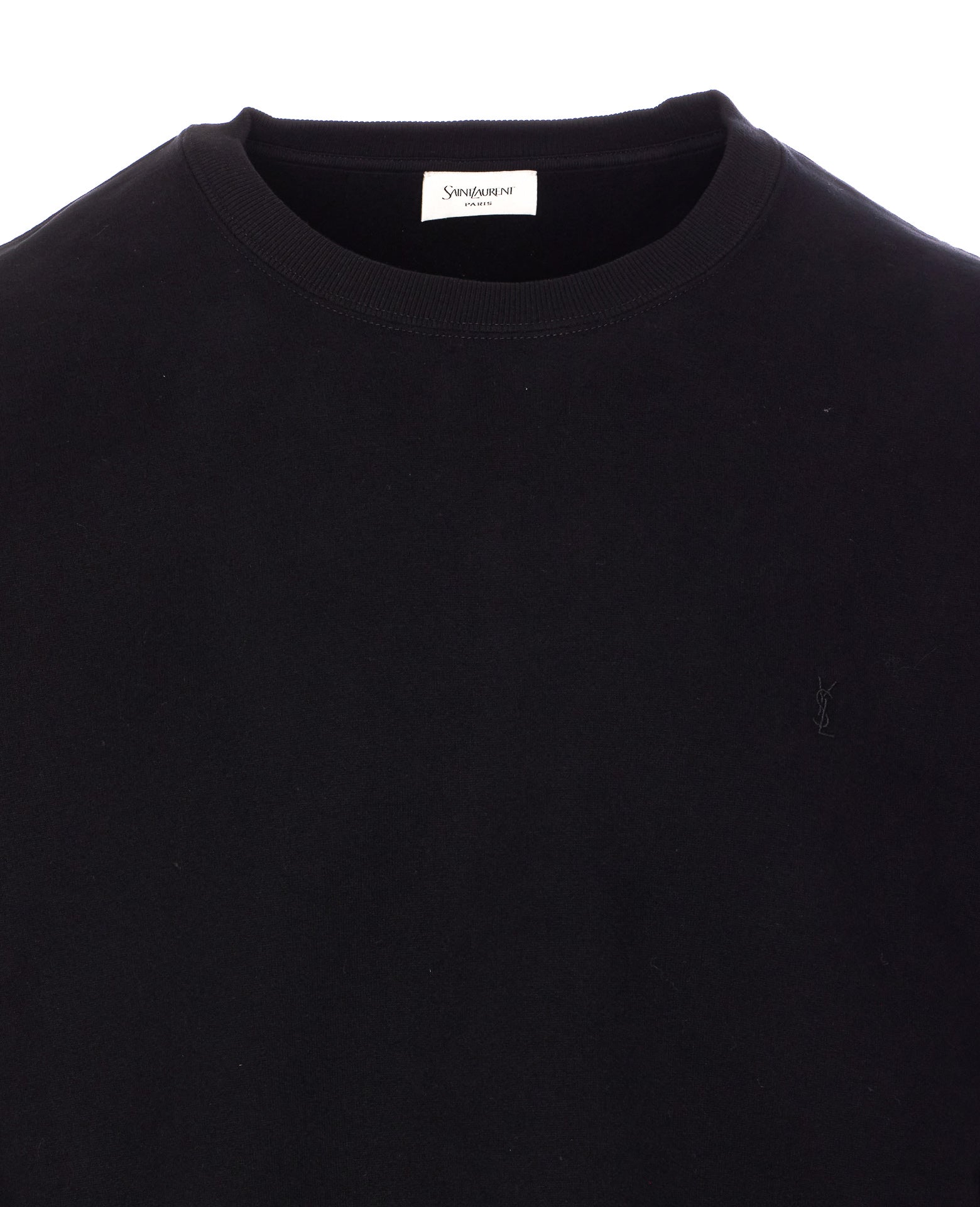 Saint Laurent Sweaters Black Cotton