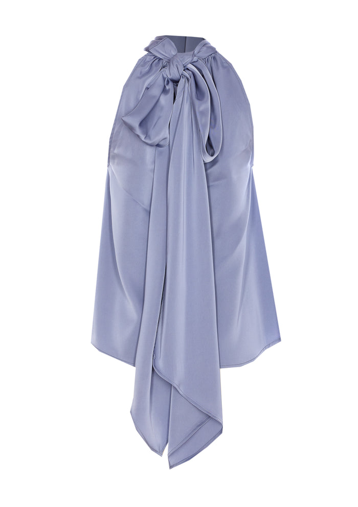 Eleh Top Blue Polyester