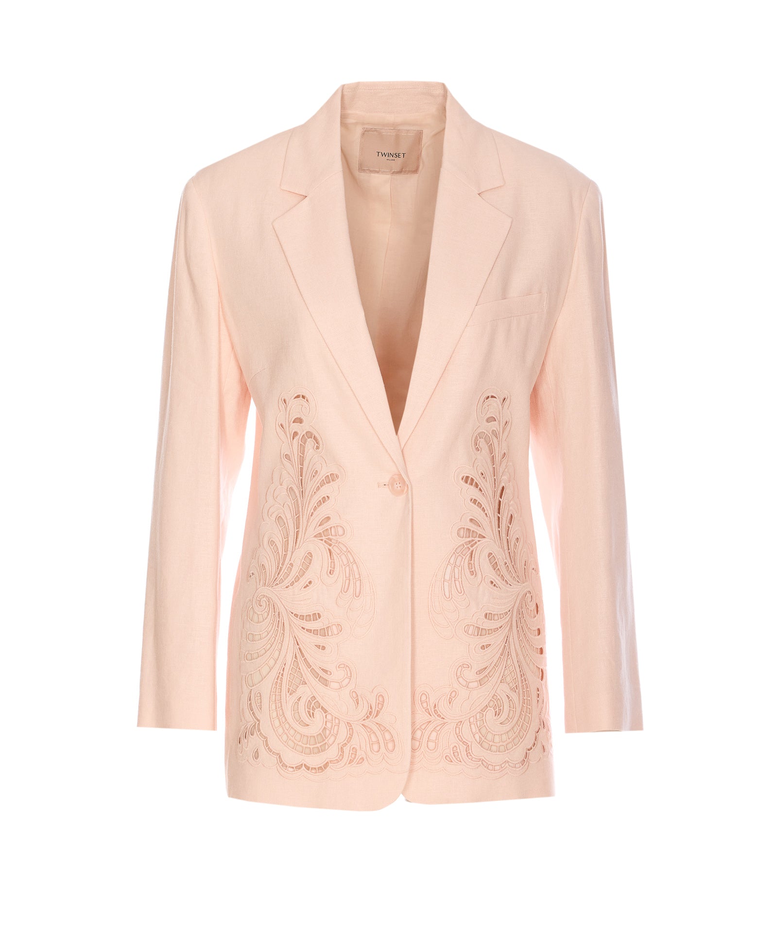 Twin-Set Jackets Pink Linen