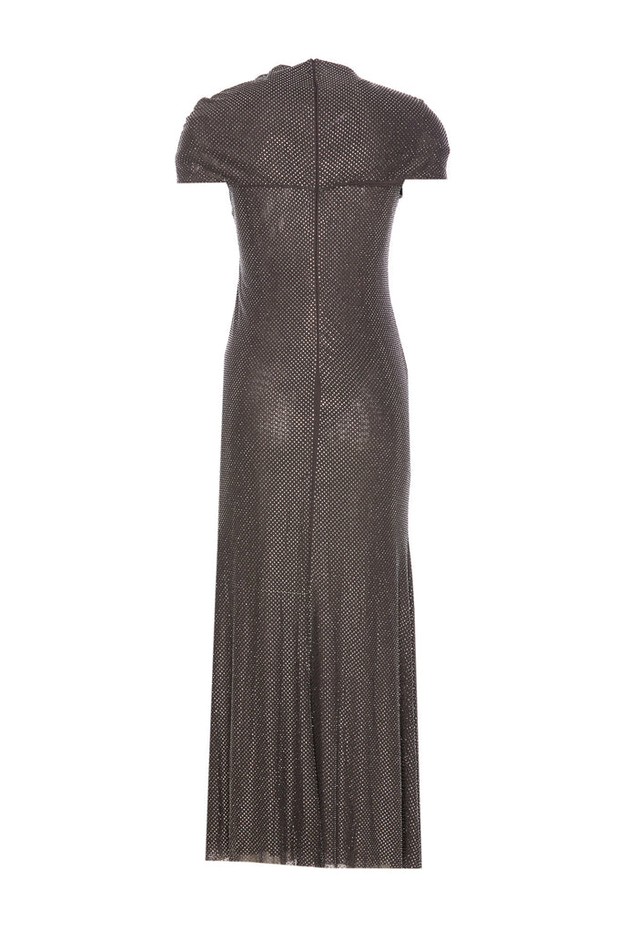 Self Portrait Dresses Grey Polyester