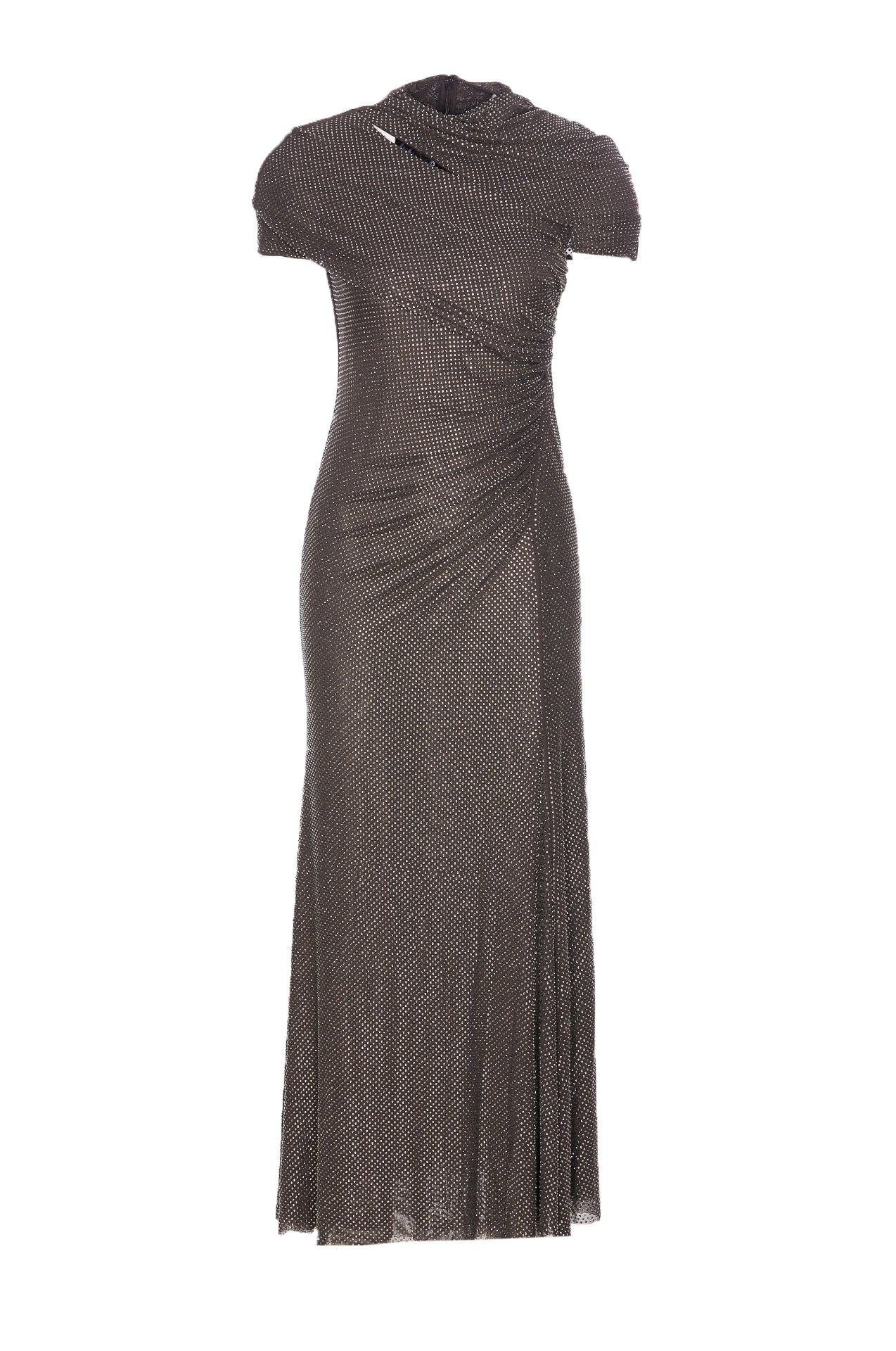 Self Portrait Dresses Grey Polyester
