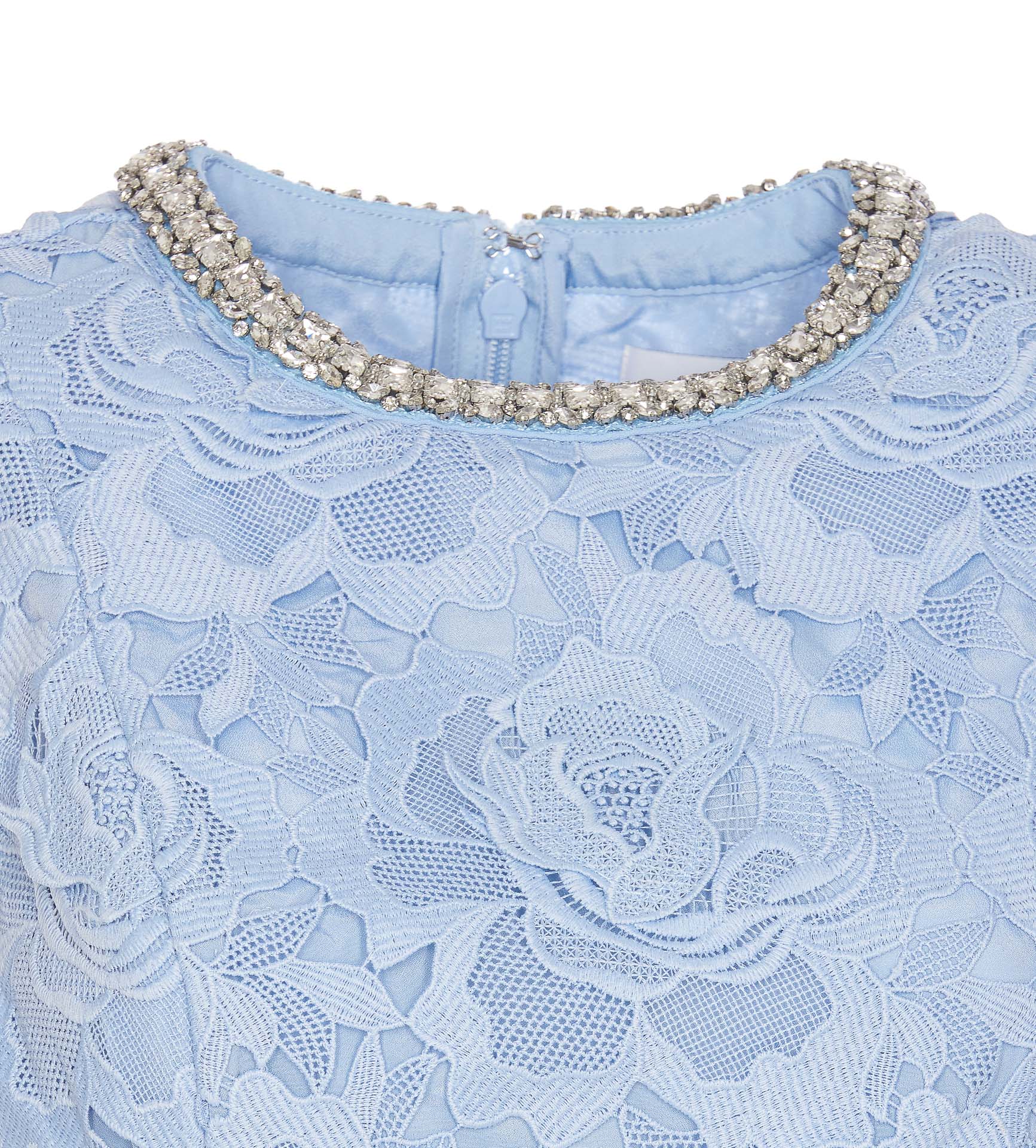Self Portrait Dresses Blue Polyester