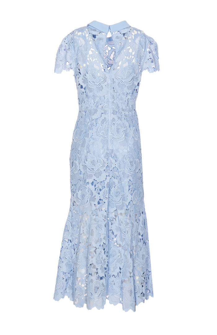 Self Portrait Dresses Blue Polyester