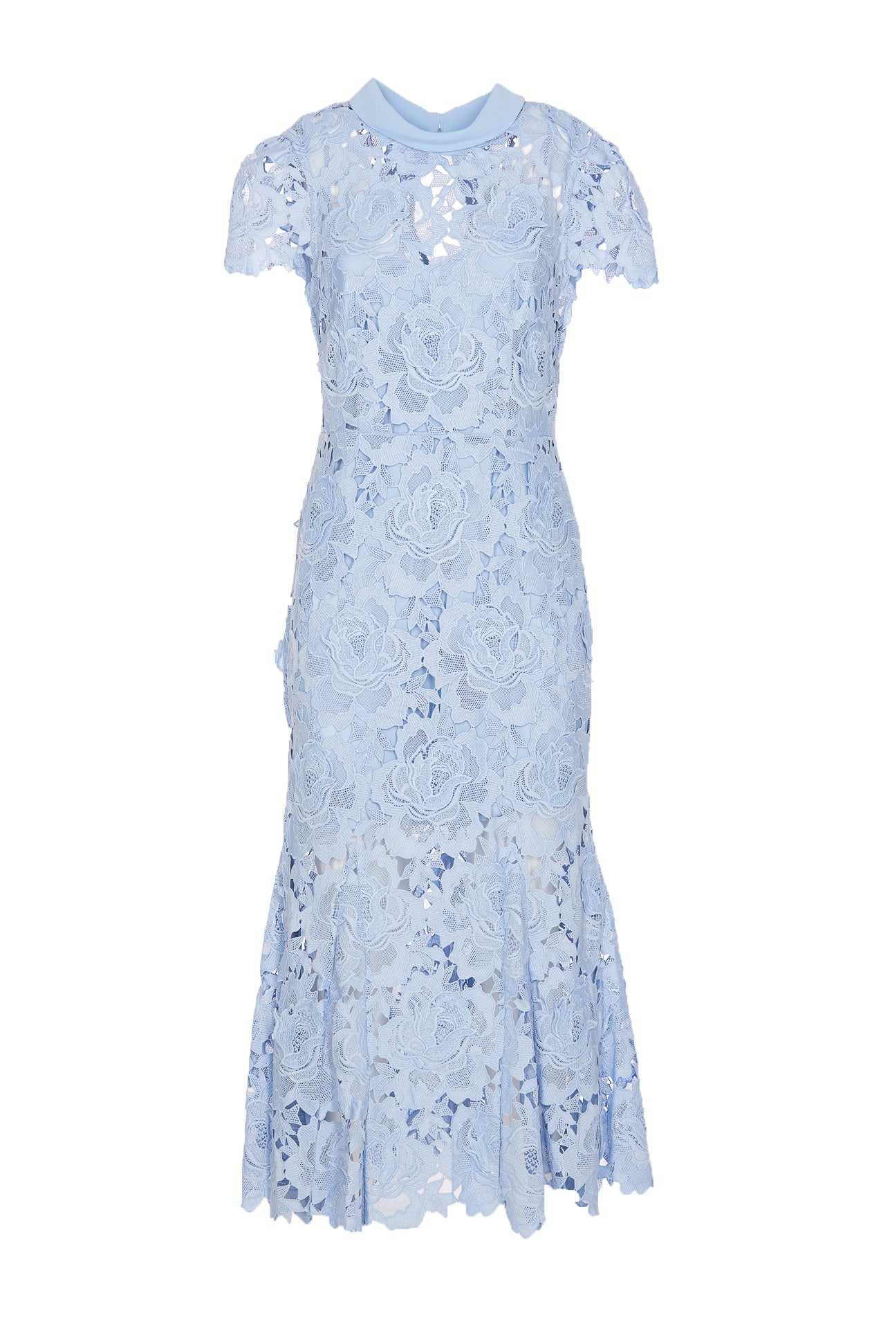 Self Portrait Dresses Blue Polyester