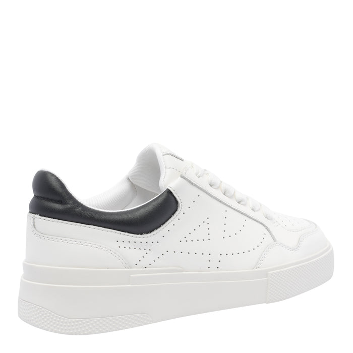 Ash Sneakers White Calf Leather/rubber Sole