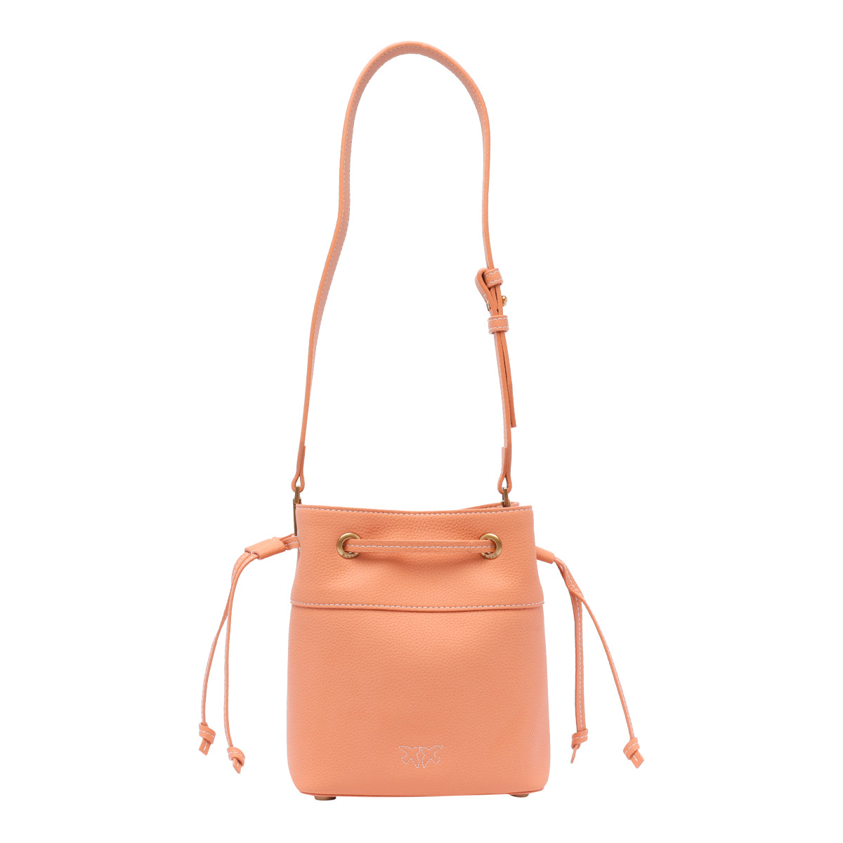 Pinko Bags Orange Calf Leather