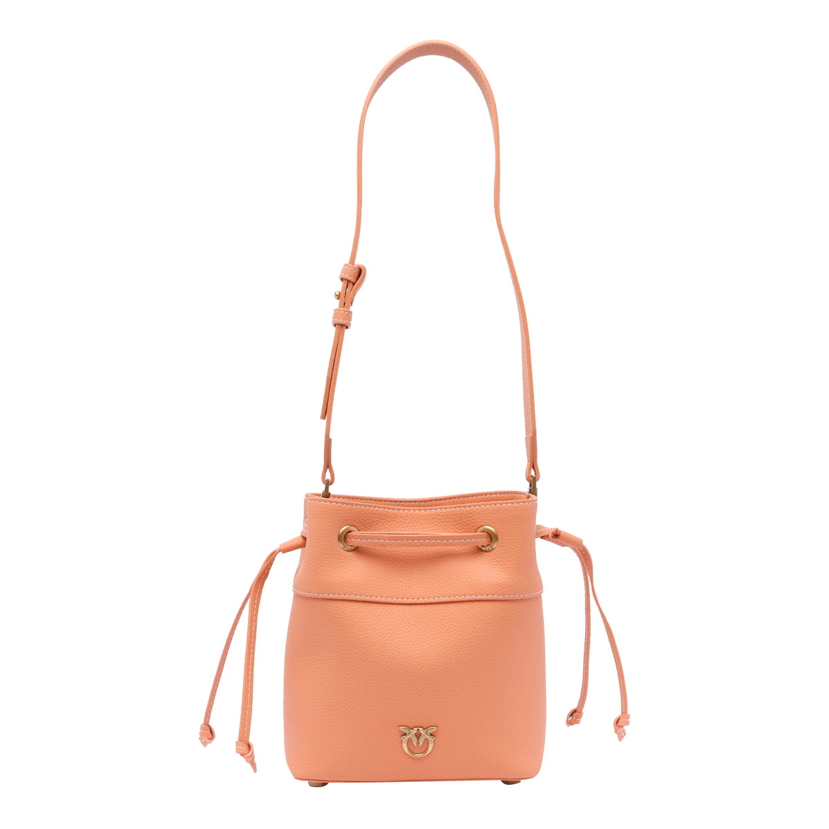 Pinko Bags Orange Calf Leather