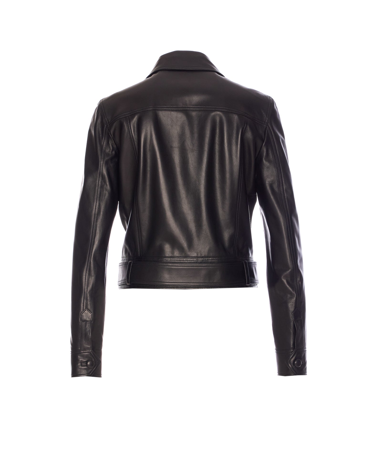 Saint Laurent Jackets Black Lambskin