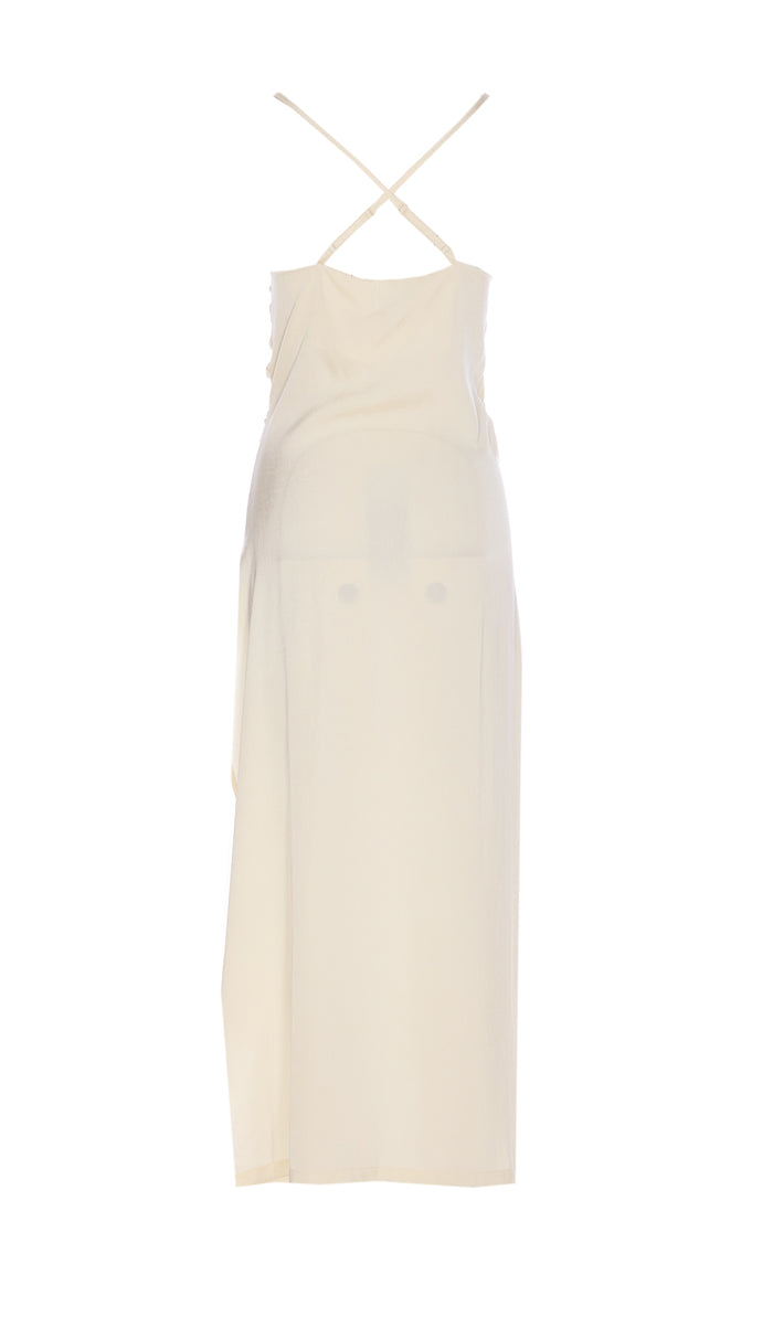 Eleh Dresses White Polyester