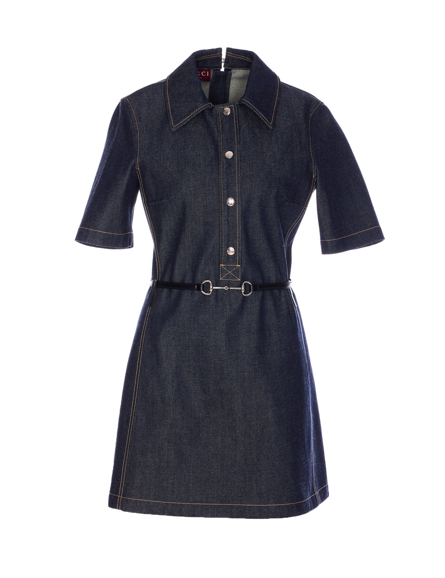 Gucci Dresses Blue Cotton