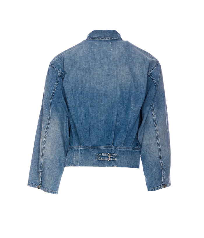 Maison Margiela Jackets Blue Cotton