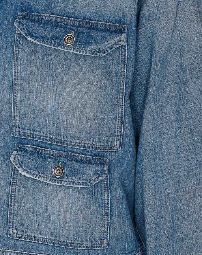 Maison Margiela Jackets Blue Cotton