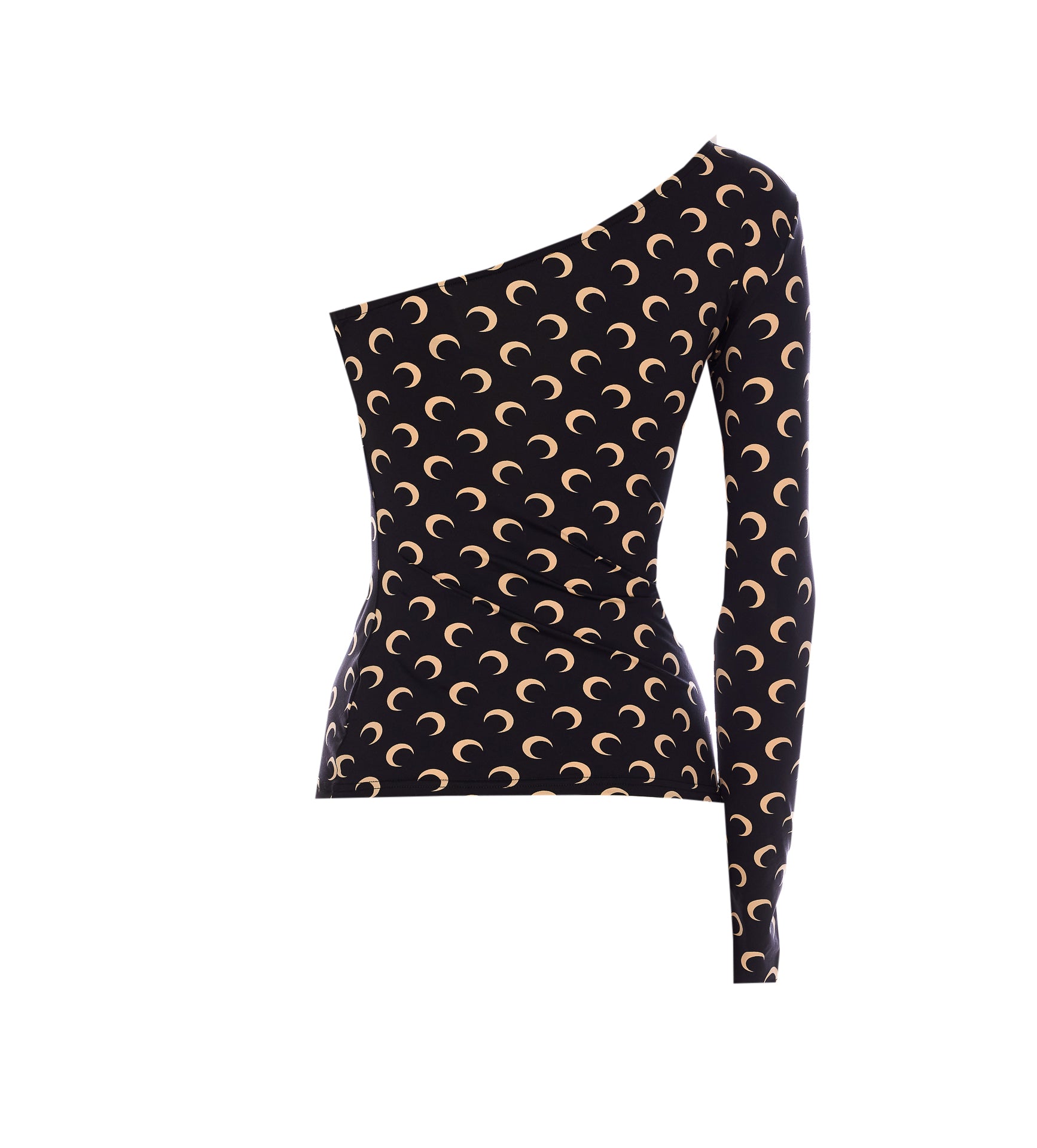 Marine Serre Top Brown Polyamide