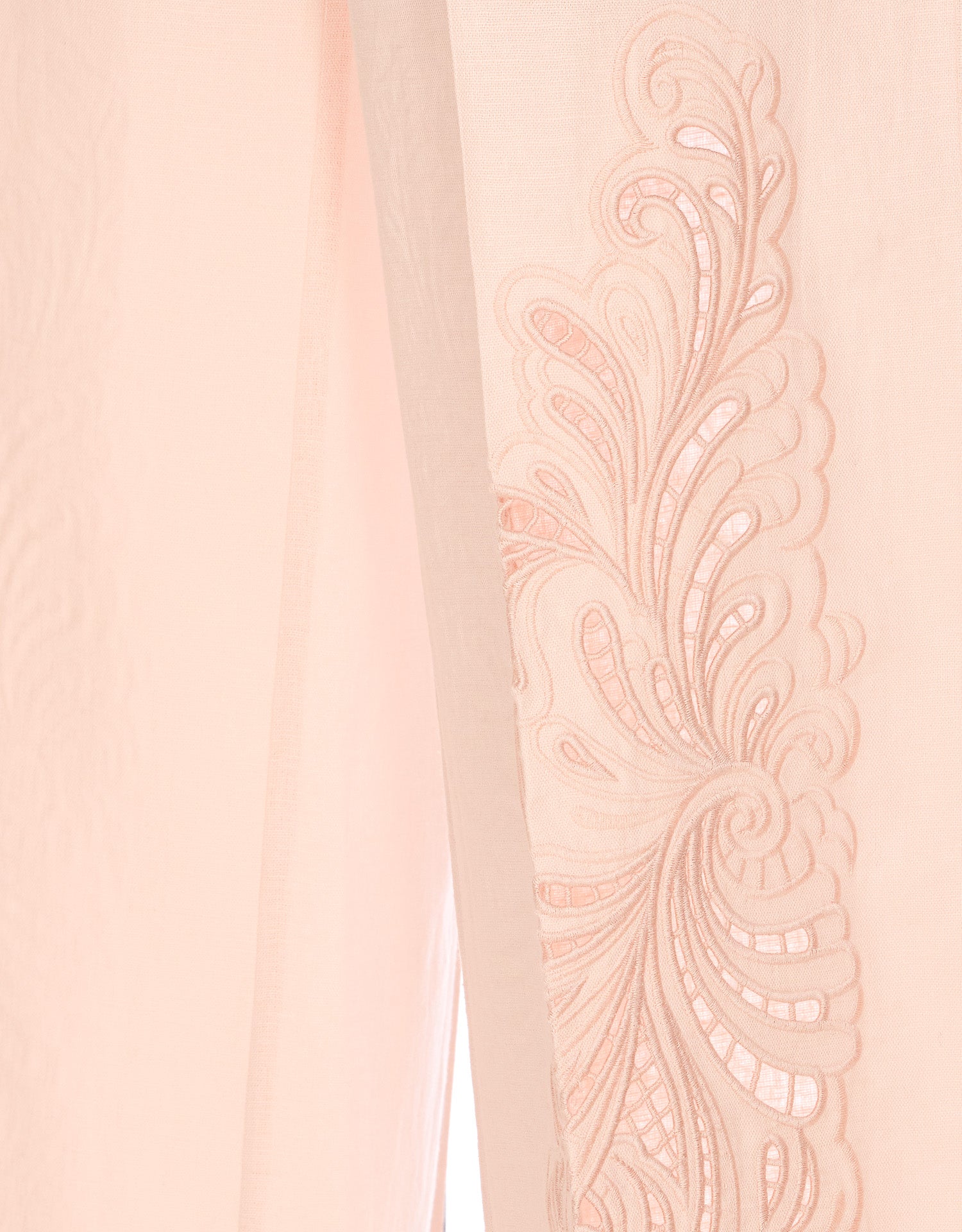Twin-Set Trousers Pink Linen