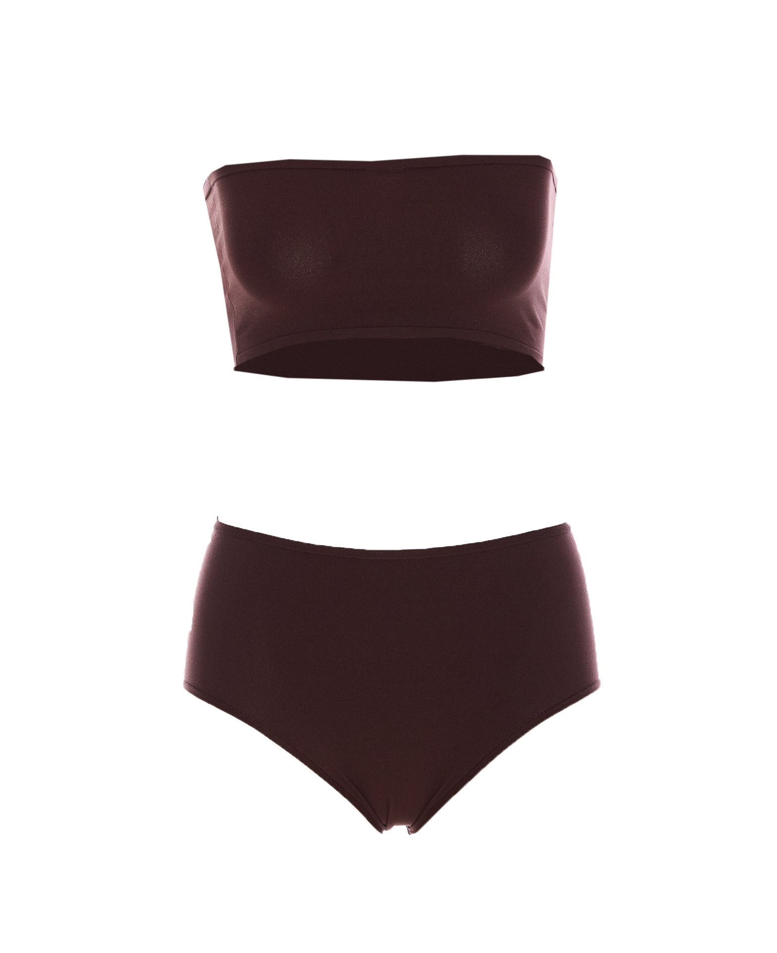 Alaia Top Brown Polyamide