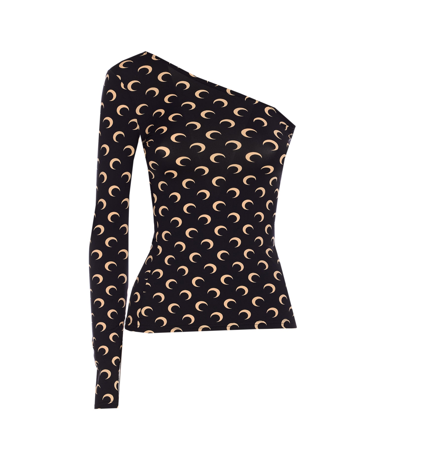 Marine Serre Top Brown Polyamide