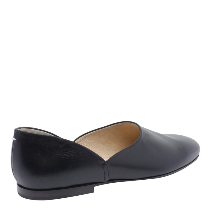 Maison Margiela Sandals Black Calf Leather/leather Sole