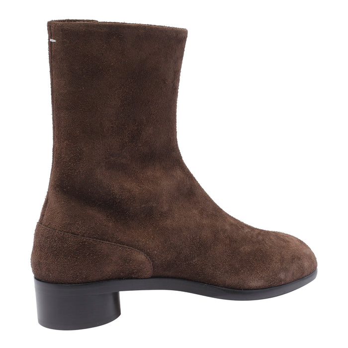 Maison Margiela Boots Brown Calf Leather/leather Sole