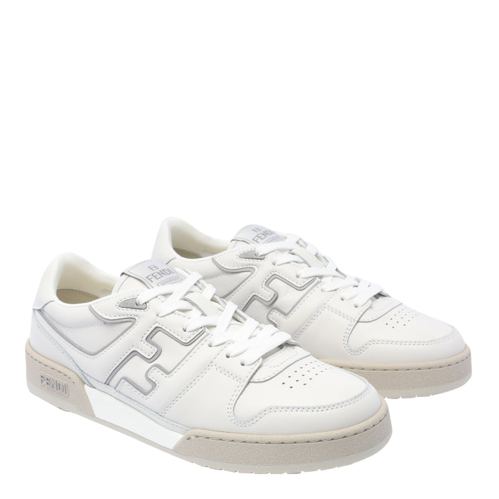Fendi Sneakers White Calf Leather