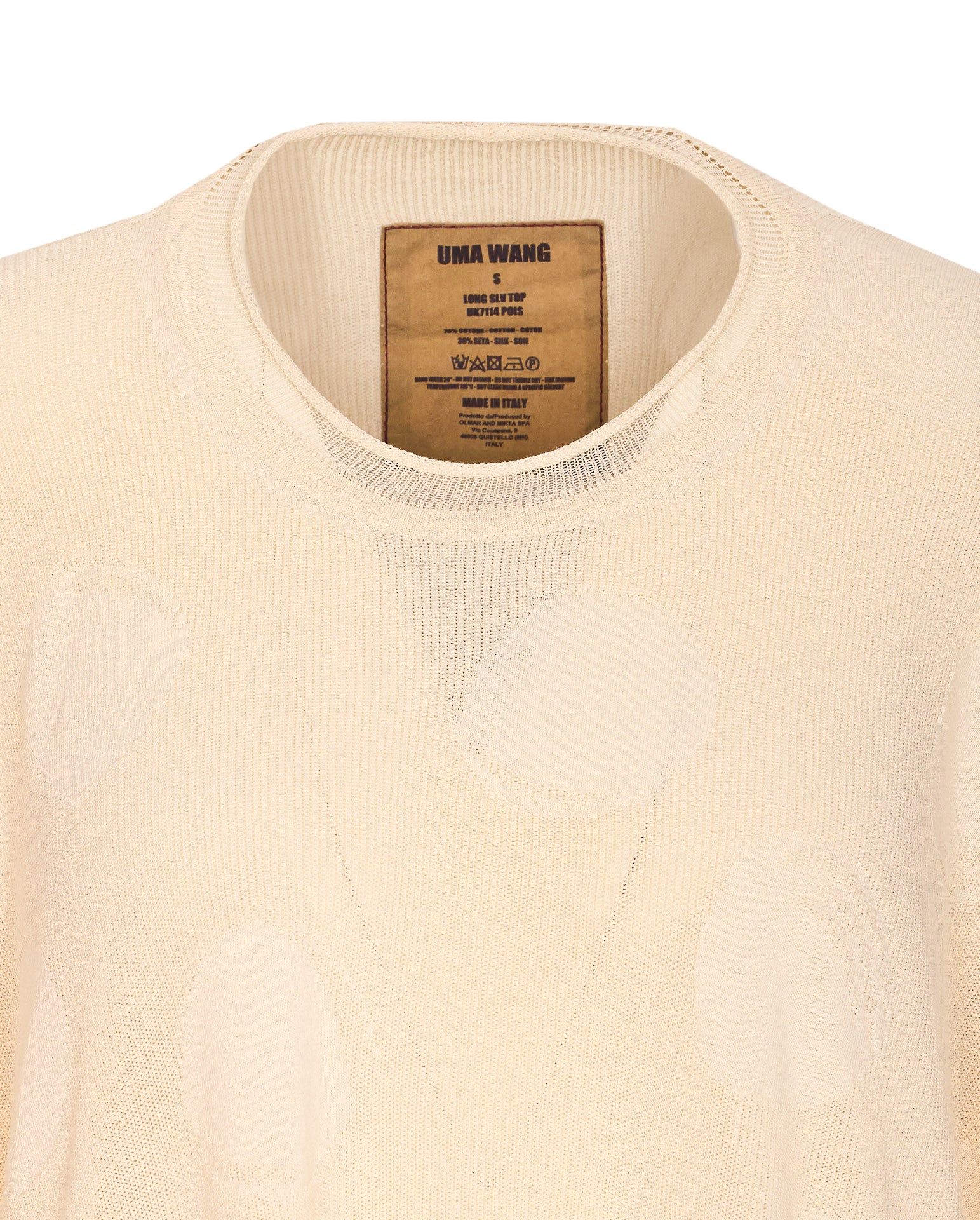 Uma Wang Top White Cotton