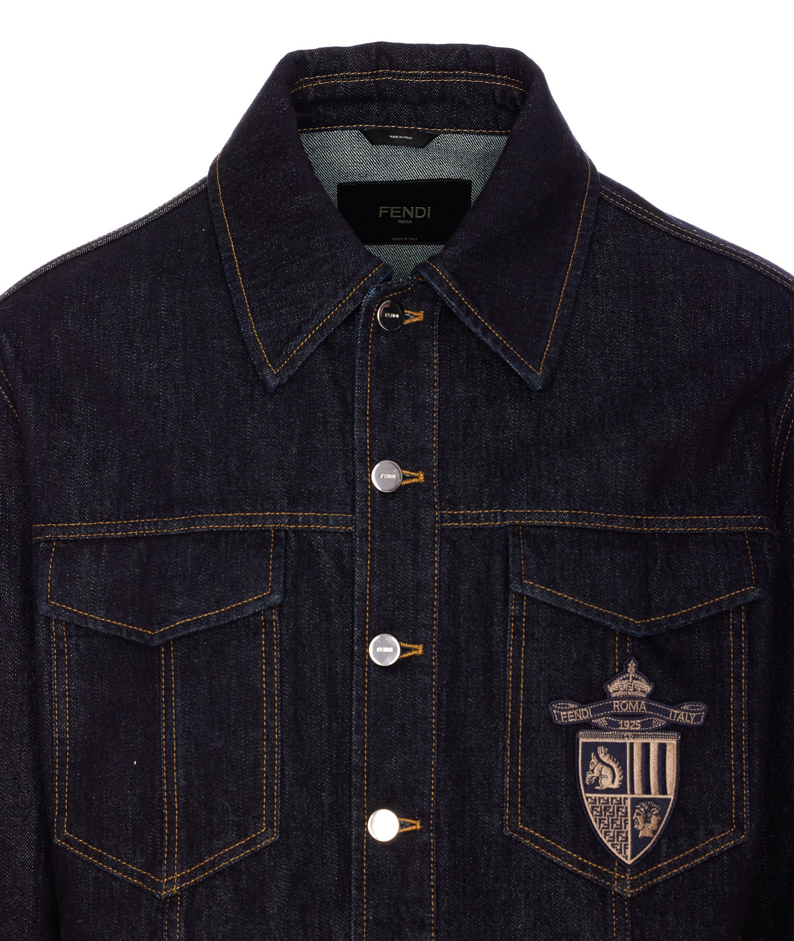 Fendi Sweaters Blue Cotton