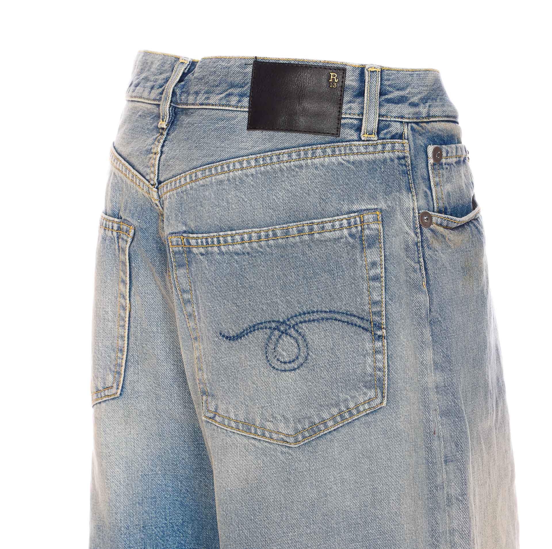 R13 Jeans Blue Cotton