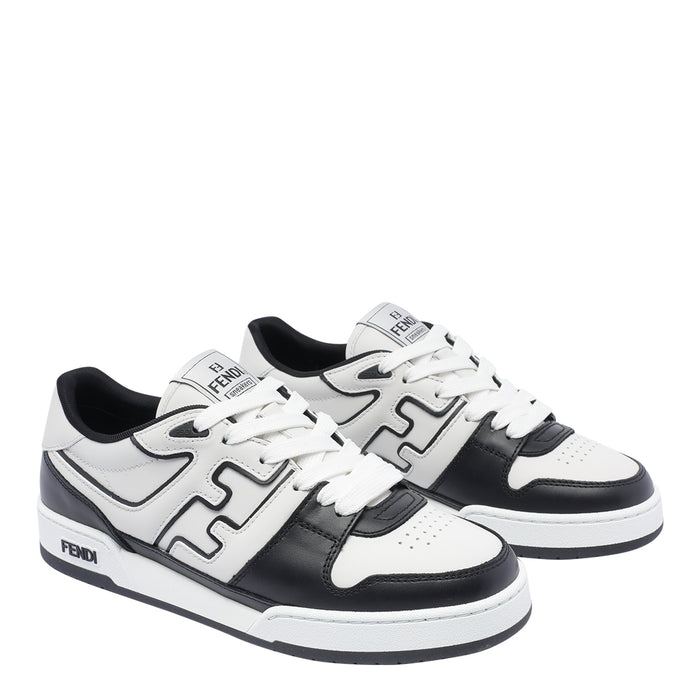 Fendi Sneakers White Calf Leather