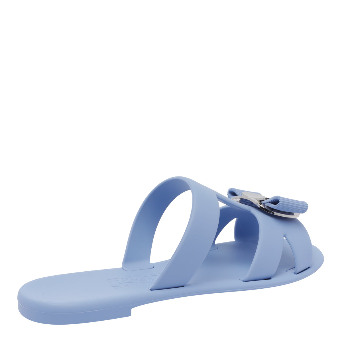 Ferragamo Sandals Blue Rubber