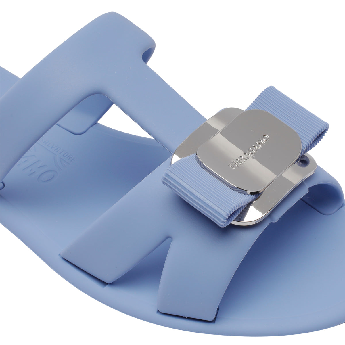 Ferragamo Sandals Blue Rubber