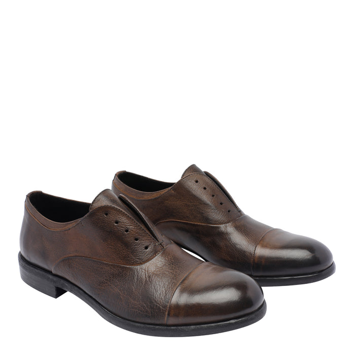 Pawelks Flat Shoes Brown Calf Leather