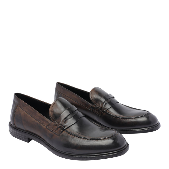 Pawelks Flat Shoes Brown Calf Leather