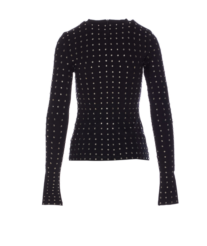 Sportmax Top Black Polyamide