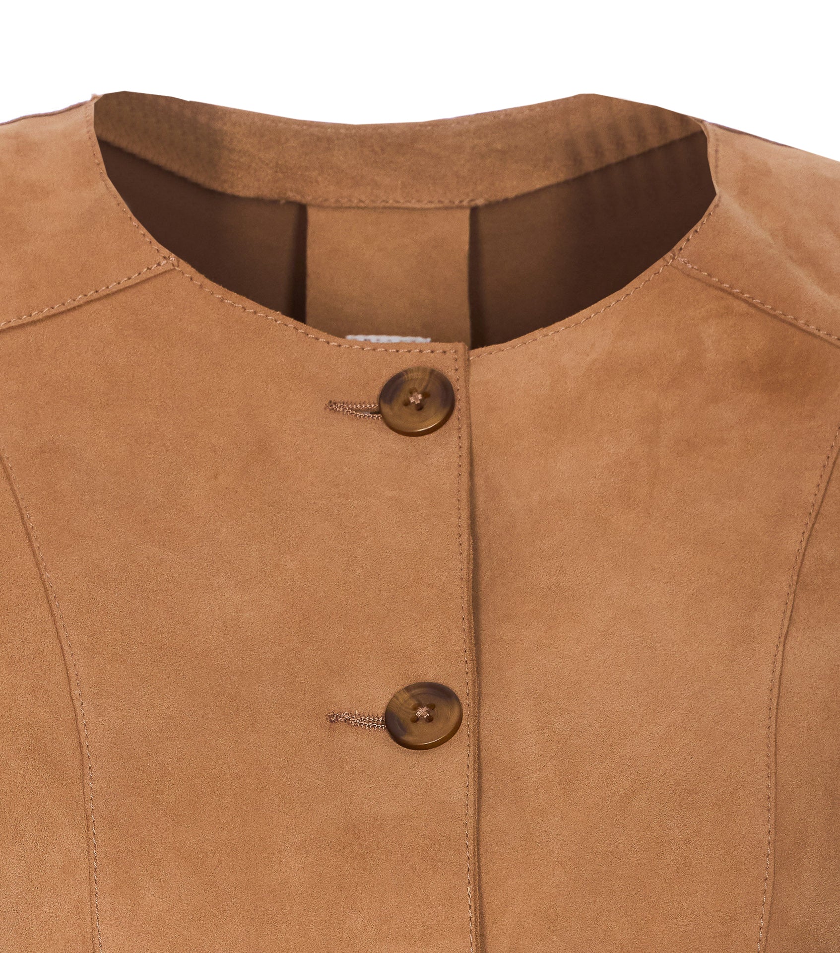Bully Jackets Beige Genuine Leather
