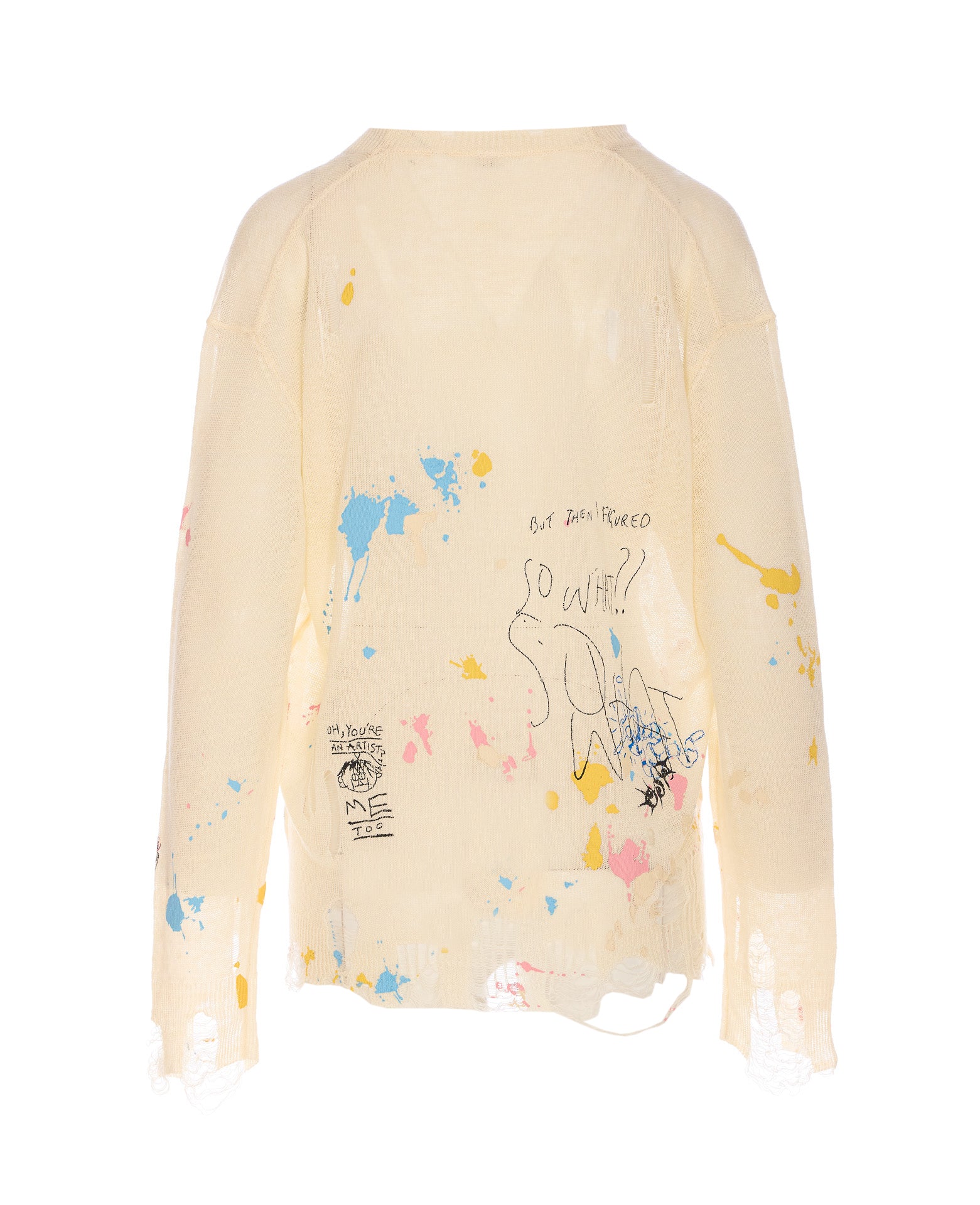 R13 Sweaters White Linen
