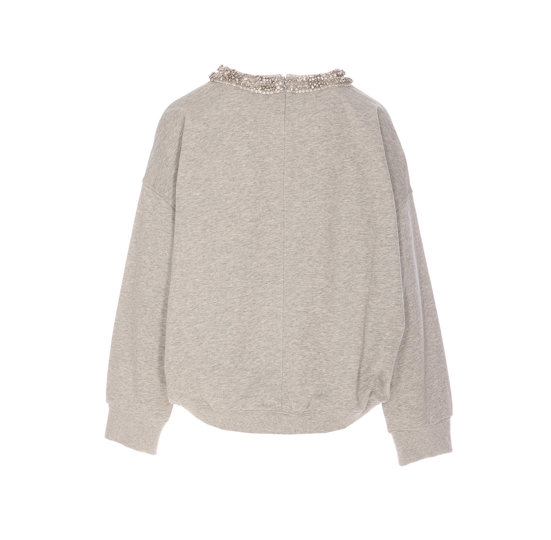 Pinko Sweaters Grey Cotton