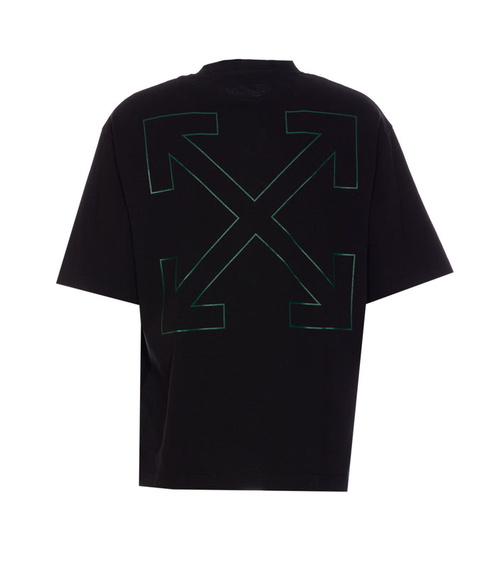 Off White T-Shirts And Polos Black Cotton