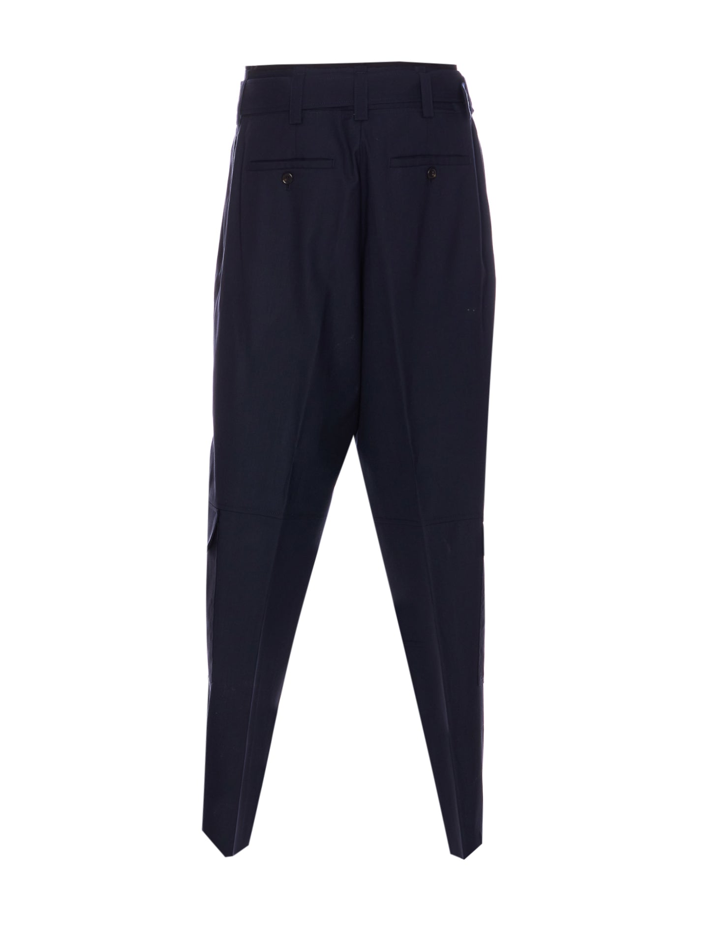Pinko Trousers Blue Wool