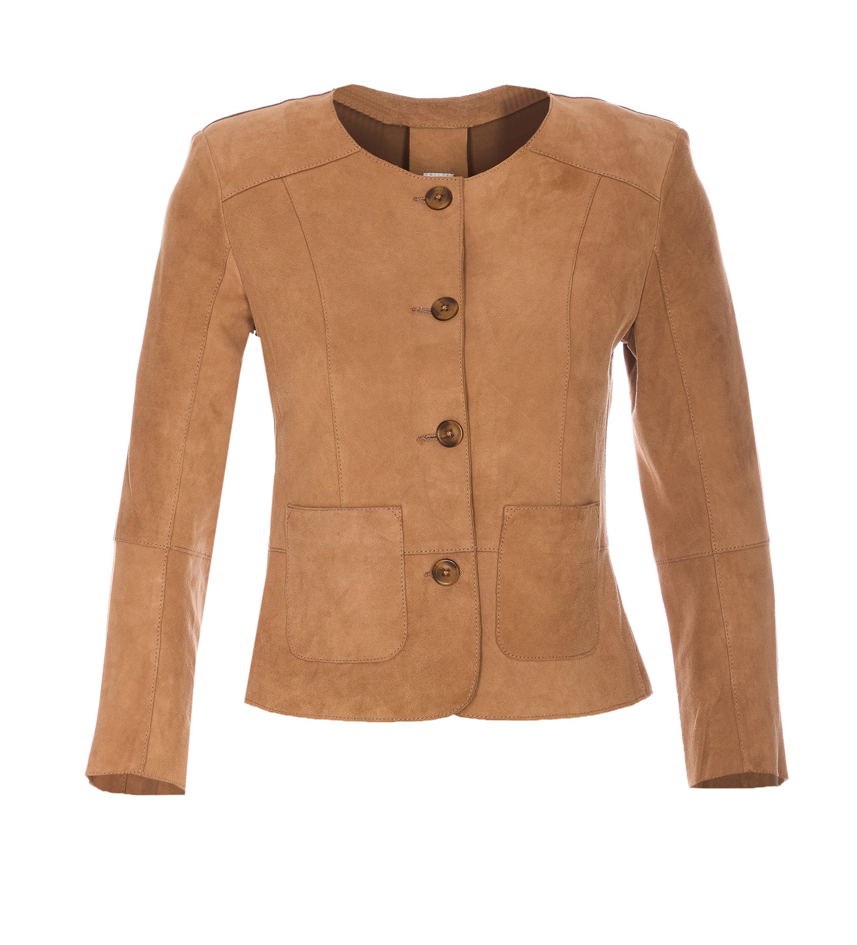 Bully Jackets Beige Genuine Leather