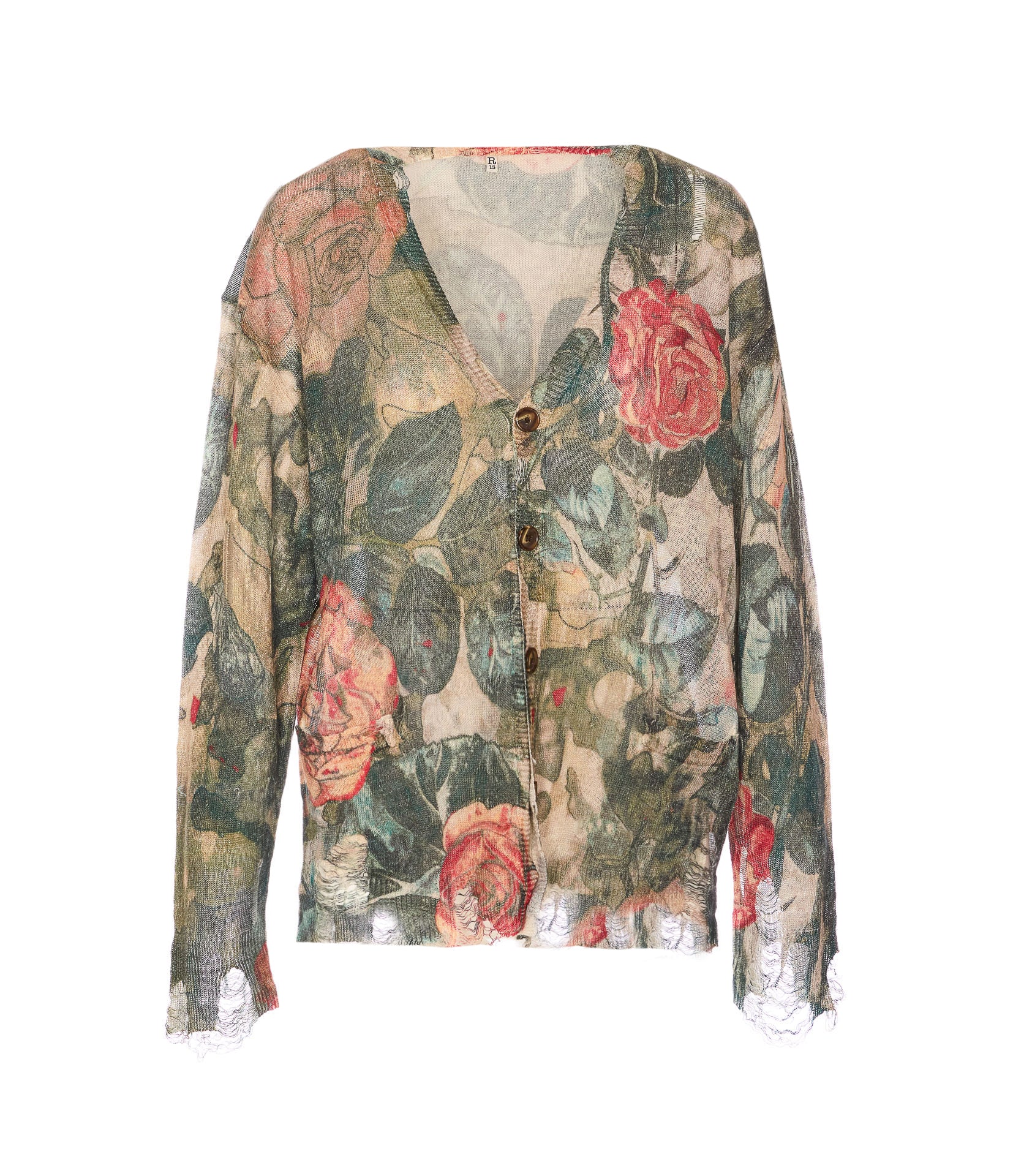 R13 Sweaters Multicolour Linen