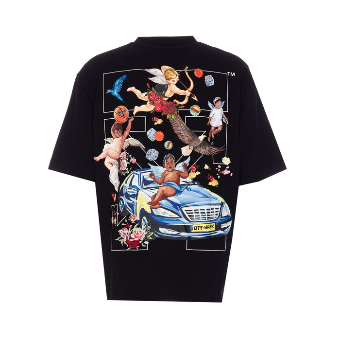 Off White T-Shirts And Polos Black Cotton