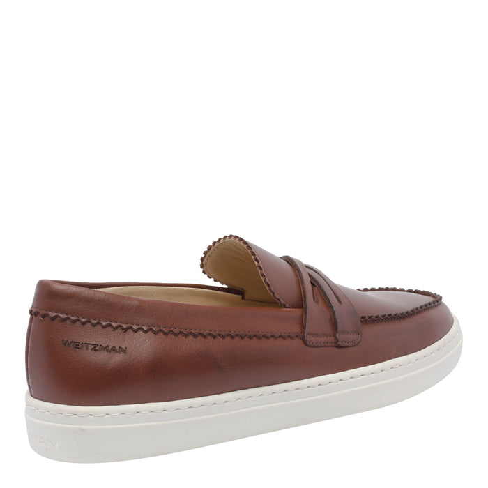 Stuart Weitzman Flat Shoes Brown Calf Leather/rubber Sole