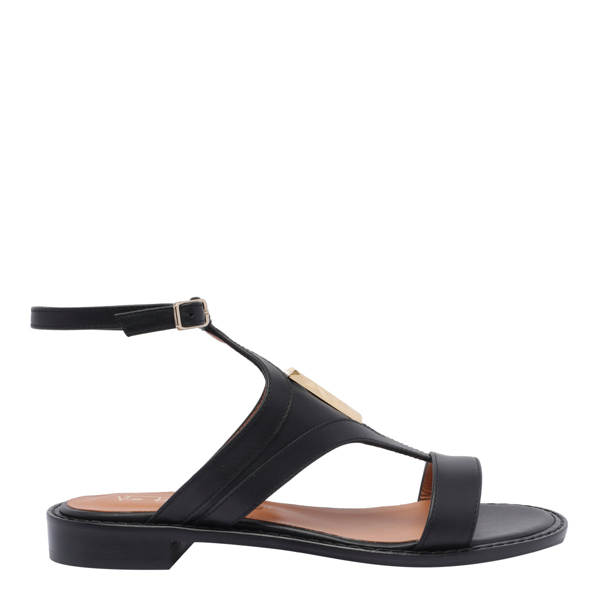 Via Roma 15 Sandals Black