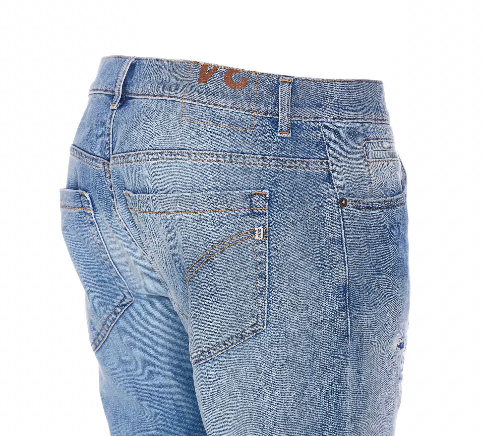 Dondup Jeans Blue Cotton