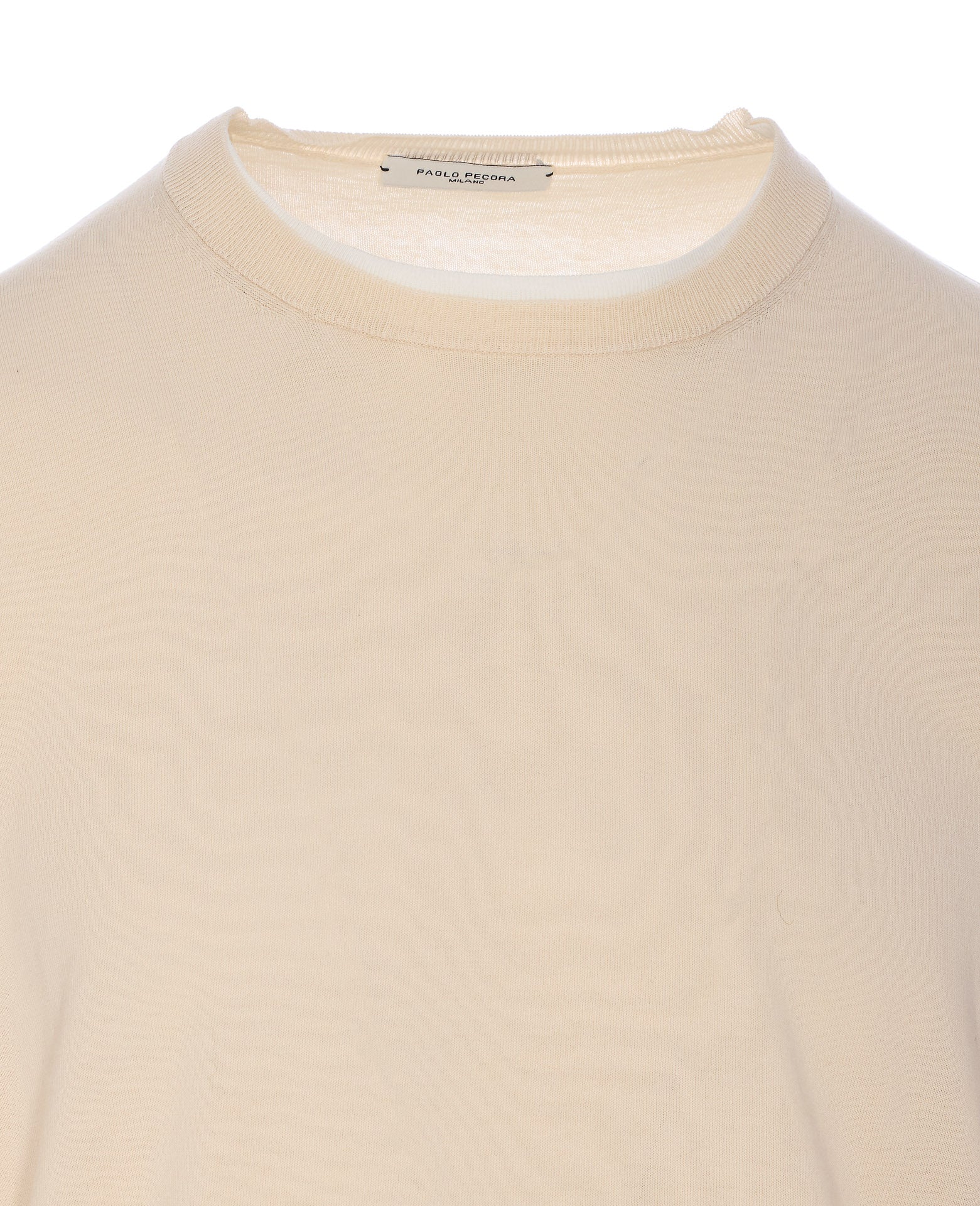 Paolo Pecora Sweaters White Cotton
