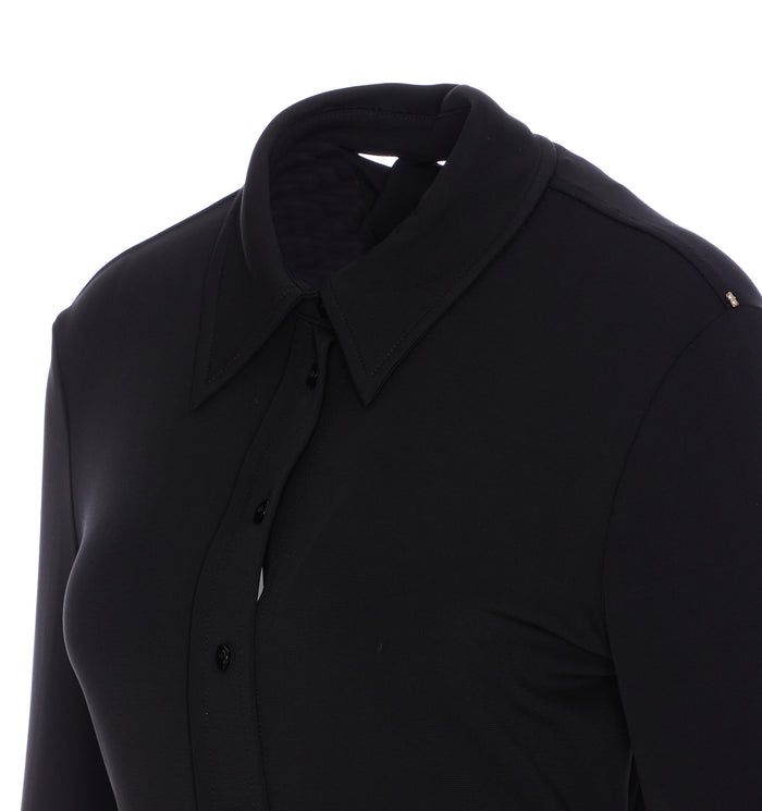 SportMax T-shirts and Polos Black Viscose