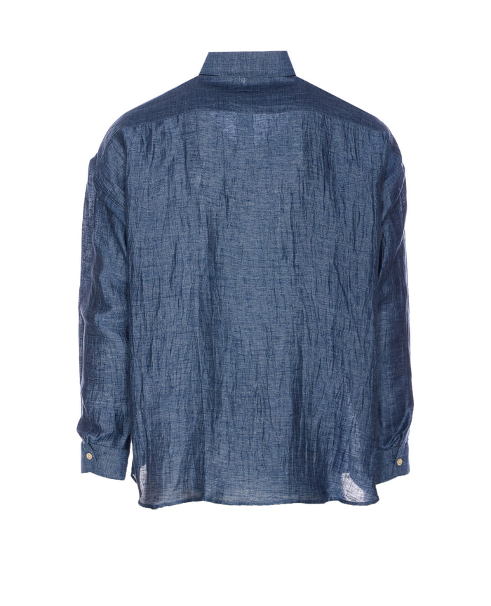 Sunflower Shirts Blue Linen