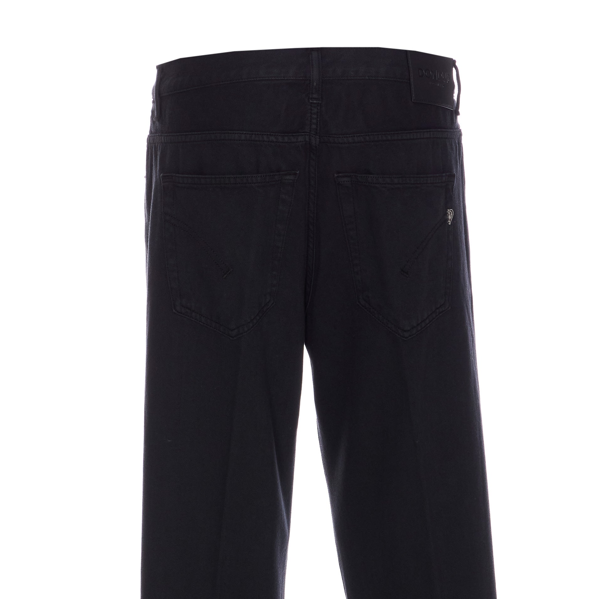 Dondup Trousers Black Cotton