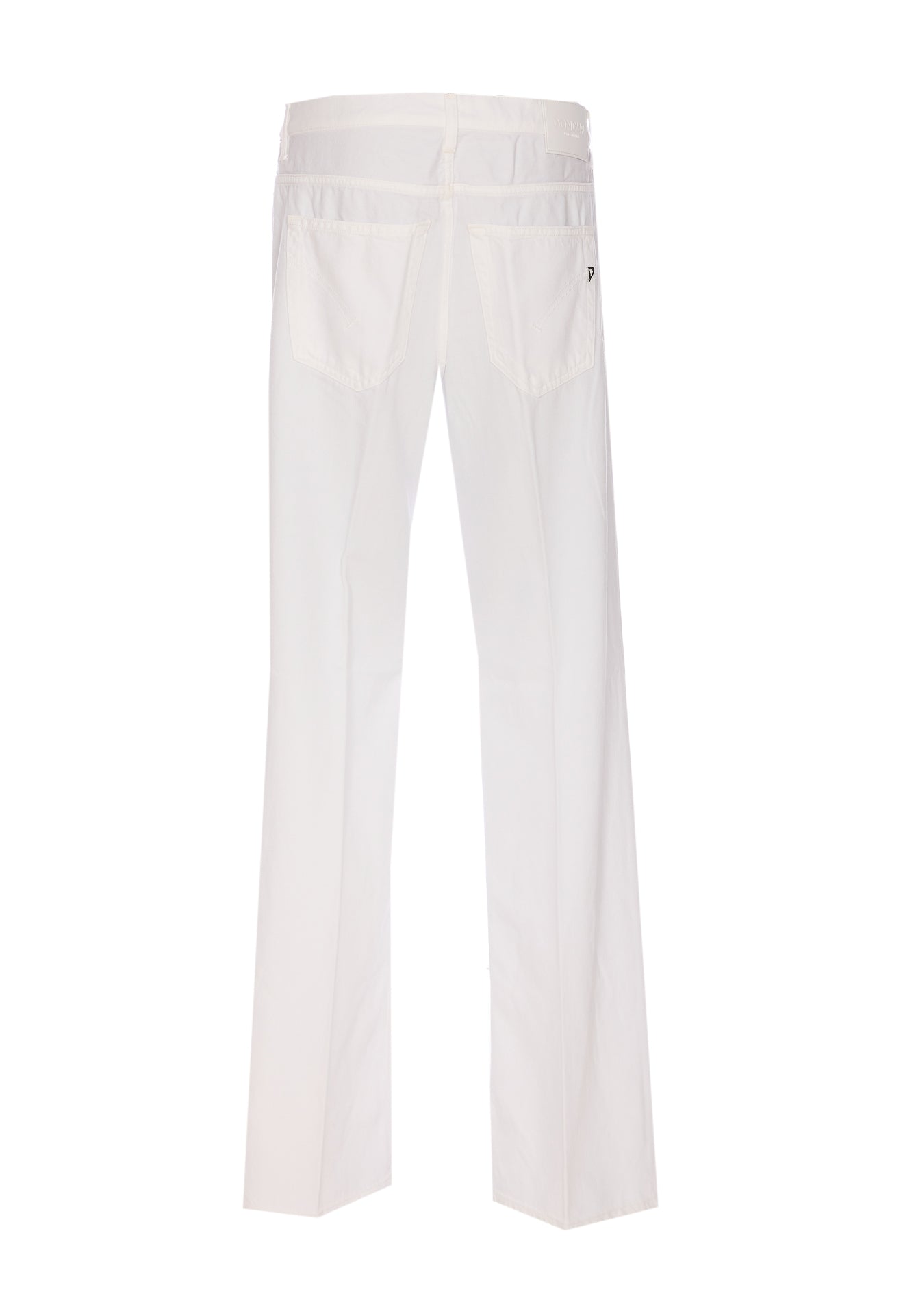 Dondup Trousers White Cotton