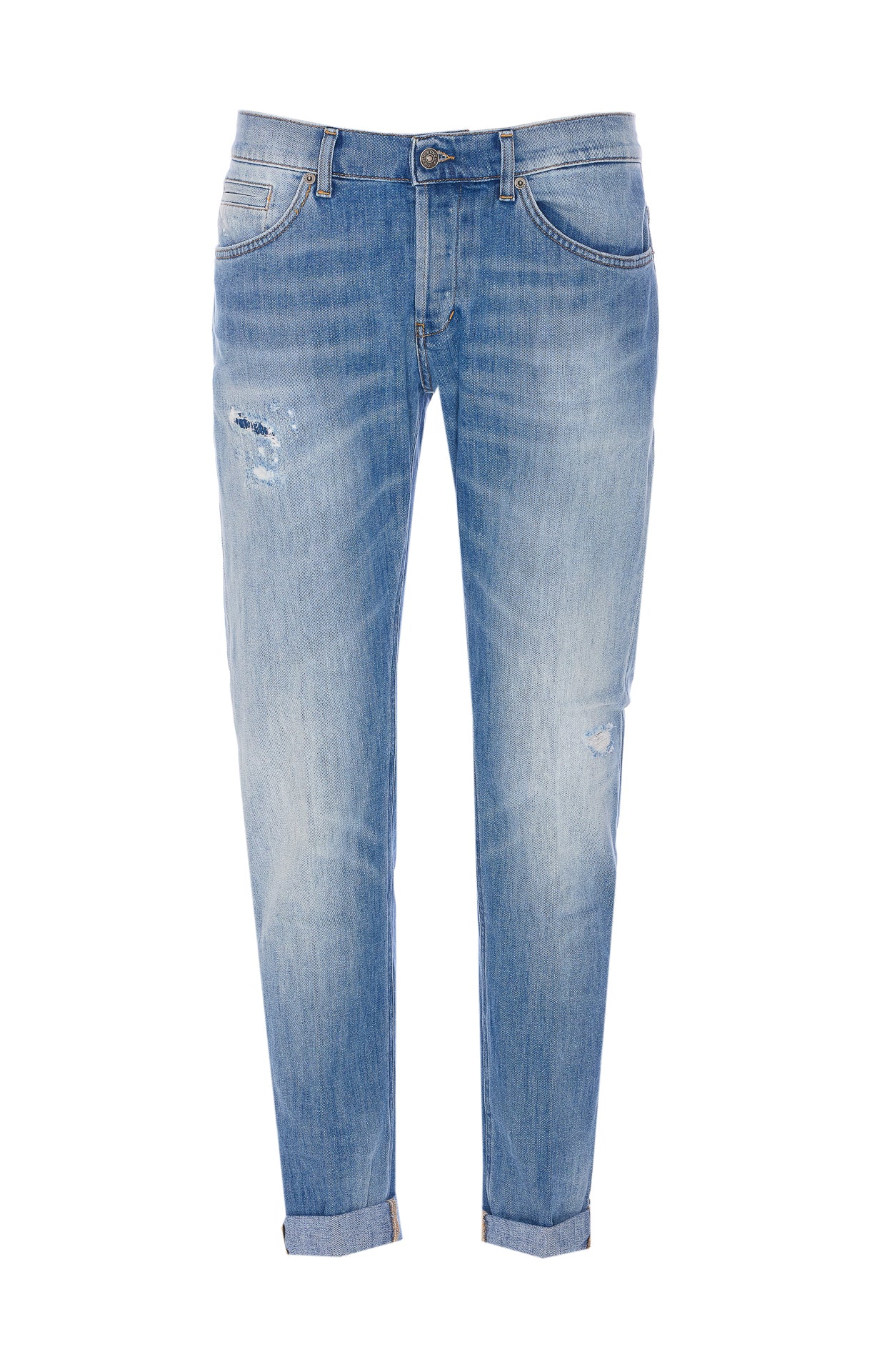 Dondup Jeans Blue Cotton