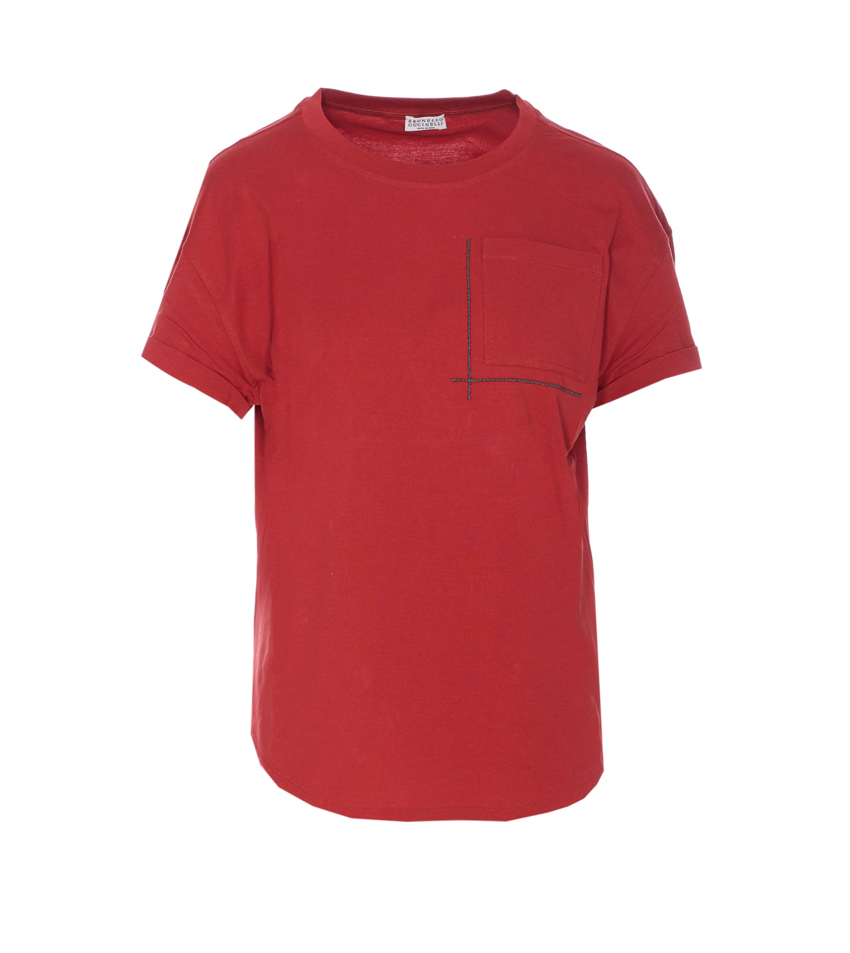 Brunello Cucinelli T-Shirts And Polos Red Cotton
